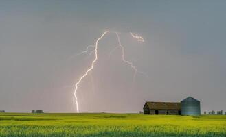 nuvens de tempestade Canadá foto