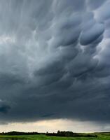 nuvens de tempestade Canadá foto