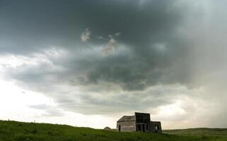 nuvens de tempestade Canadá foto