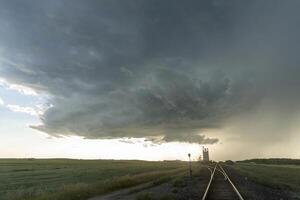 nuvens de tempestade Canadá foto