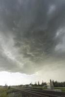 nuvens de tempestade Canadá foto