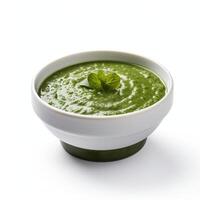 ai gerado Palak sopa fechar-se foto