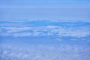 fundo, cloudscape - nuvens, topo Visão foto