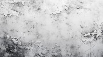 ai gerado abstrato branco grunge cimento parede textura fundo. foto