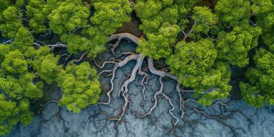 ai gerado a resiliência do natureza dentro a face do de Meio Ambiente desafios. a regenerativo poder do ecossistemas, enfatizando a importância do protegendo e restaurando nosso planeta foto