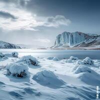 ai gerado congeladas beleza naturezas elegância revelado dentro deslumbrante inverno panorama para social meios de comunicação postar Tamanho foto