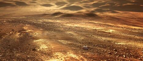 ai gerado deserto com uma céu fundo foto