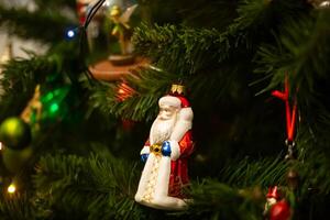 Natal árvore e Natal decorações Novo ano conceito foto