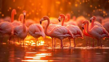 ai gerado natureza beleza animais dentro a selvagem, vibrante cores, tranquilo cena gerado de ai foto