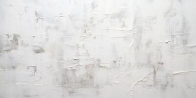 ai gerado abstrato branco óleo pintura pinceladas textura padronizar fundo. contemporâneo moderno arte pintura com a usar do paleta faca, altamente texturizado papel de parede pano de fundo foto
