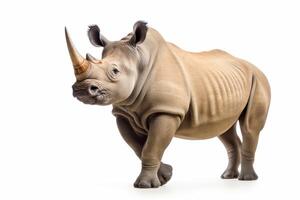 ai gerado rinoceronte ilustração clipart foto