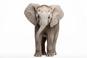 ai gerado bebê elefante clipart foto