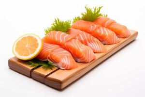 ai gerado sashimi Comida clipart foto