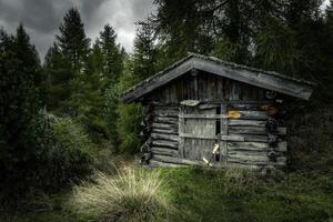 montanha cabana a partir de Áustria foto