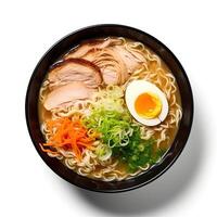 ai gerado ramen sopa fechar-se foto