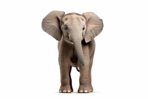 ai gerado bebê elefante clipart foto