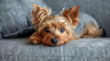 ai gerado esses peludo companheiros trazer conforto e companhia, seus presença reconfortante e tranquilizador foto