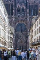 Estrasburgo, França, 2017, catedral notre senhora, Estrasburgo, Alsácia, bas rhin departamento, França foto