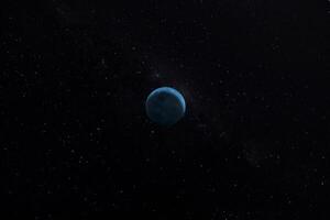 super azul lunar eclipse foto