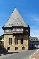 goslar, Alemanha, 2015, padeiro corporação casa, goslar, Harz, mais baixo Saxônia, Alemanha, unesco mundo herança local foto