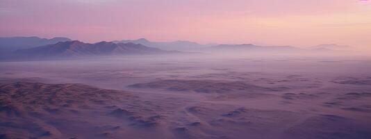 ai gerado aéreo Visão do deserto panorama foto