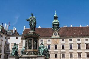 palácio e monumento de hofburg. Viena, Áustria. foto