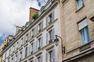 belas ruas parisienses vista paris, frança europa foto