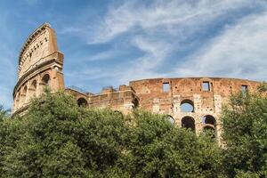 o Coliseu, em Roma, Itália foto