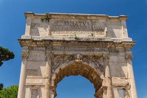 ruínas romanas em roma, fórum foto