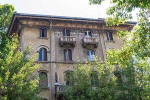 Roma, Itália. detalhes arquitetônicos típicos da cidade velha foto