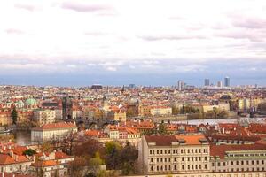 vista da cidade velha de praga foto