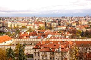 vista da cidade velha de praga foto