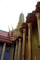 detalhe do grande palácio em bangkok, tailândia foto