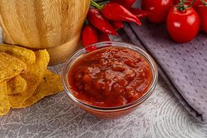 picante mexicano molho salsa mergulho foto