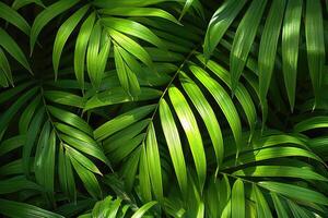 ai gerado tropical folhas folhagem plantar arbusto profissional fotografia foto