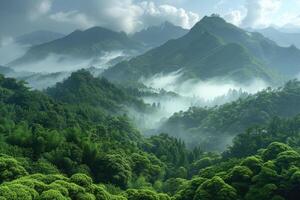 ai gerado lindo tropical selva natureza profissional fotografia foto