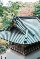 enoshima santuário. ponto de referência e popular para turistas atração perto Tóquio. Kanagawa, Japão, 16 novembro 2023 foto
