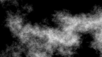 névoa, fumaça, vapor, nuvem isolado sobreposições transparente especial efeito, branco esfumaçado abstrato em Preto. realeza alta qualidade livre estoque imagem do branco fumaça, vapor, névoa sobreposição em Preto fundo foto