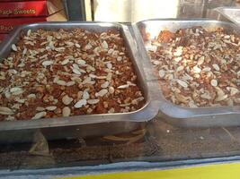 paquistanês cultural alimentos multani Sohan Halwa foto