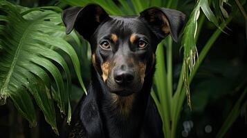 ai gerado Shiba ásia cachorro ai gerado foto