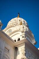 Visão do detalhes do arquitetura dentro dourado têmpora - Harmandir sahib dentro amritsar, punjab, Índia, famoso indiano sikh marco, dourado têmpora, a a Principal santuário do sikhs dentro amritsar, Índia foto