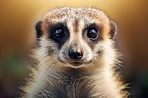 ai gerado Vigilância meerkat animal. gerar ai foto