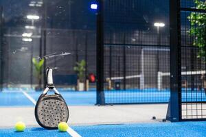 padel azul internet quadra tênis foto