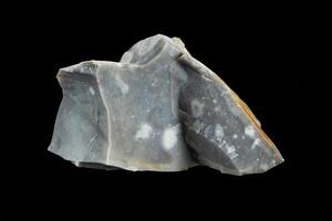 pedra de sílex mineral macro foto