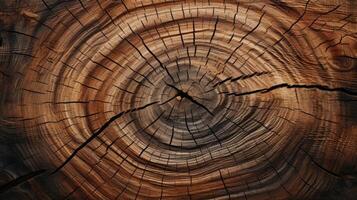 ai gerado intrincado de madeira cortar textura revela a natural beleza do madeira grãos, ai gerado. foto