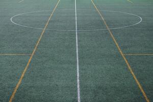 esvaziar futebol campo, futebol estádio foto