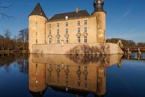 o castelo de gemen em westphalia foto