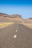 deserto estrada, Marrocos foto