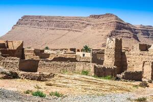 berbere aldeias dentro a deserto Marrocos foto