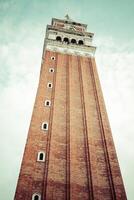 Sino torre, praça san Marco, Veneza foto
